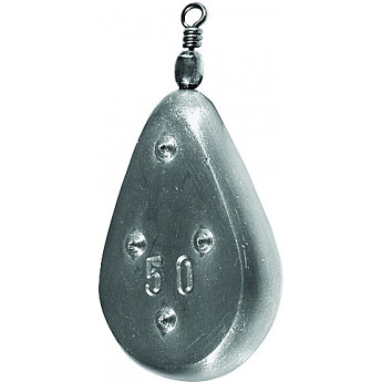 Грузило свинцовое SALMO плоское с вертлюгой 0.70г